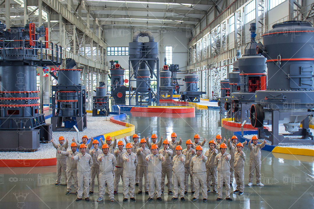 Finished dolomite powder produced by Zenith grinding equipment